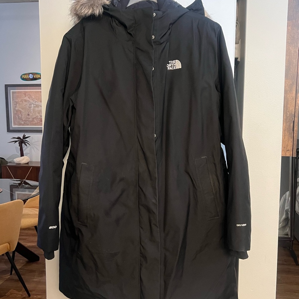 The North Face Black Hooded Coat